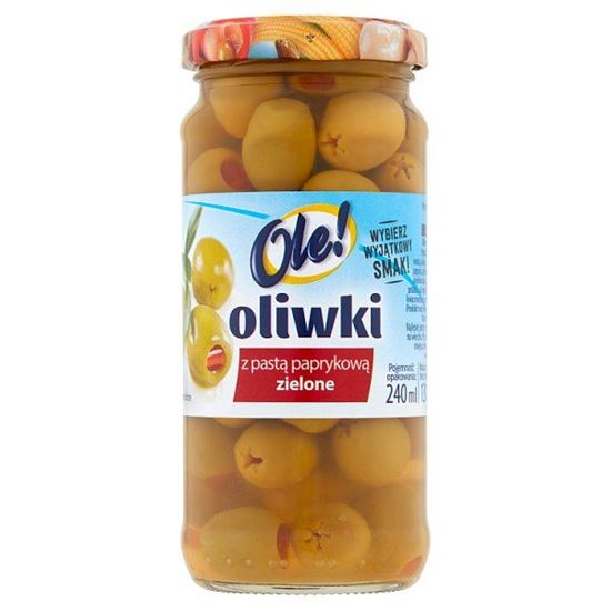 Ole! Oliwki zielone z pastą paprykową 230 g