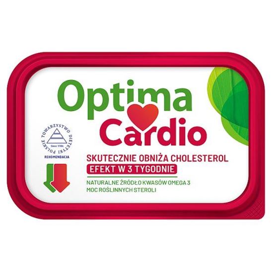 Optima Cardio Margaryna roślinna z dodatkiem steroli roślinnych 225 g