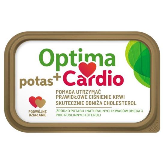 Optima Cardio potas+ Margaryna z dodatkiem steroli roślinnych 400 g
