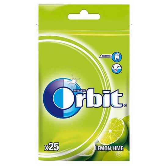 Orbit Lemon Lime Guma do żucia bez cukru 35 g (25 sztuk)