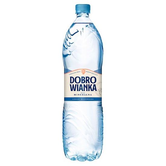 Dobrowianka Woda mineralna lekko gazowana 1,5 l