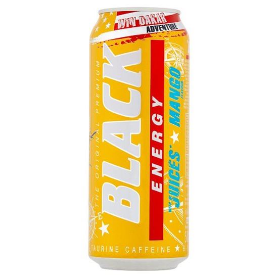 Black Energy Gazowany napój energetyzujący o smaku mango 500 ml