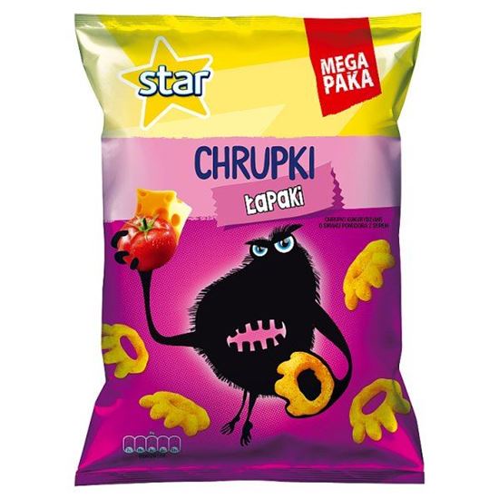 Star Łapaki Chrupki kukurydziane o smaku pomidora z serem 125 g
