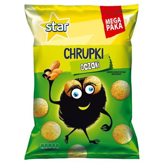 Star Oczaki Chrupki kukurydziane orzechowe 125 g