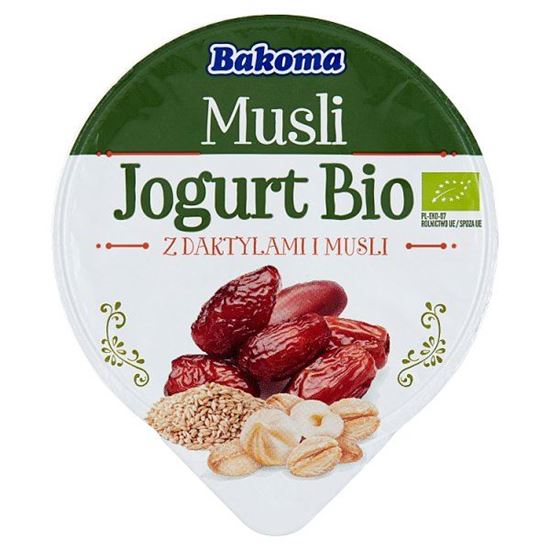 Bakoma Musli Jogurt Bio z daktylami i musli 180 g