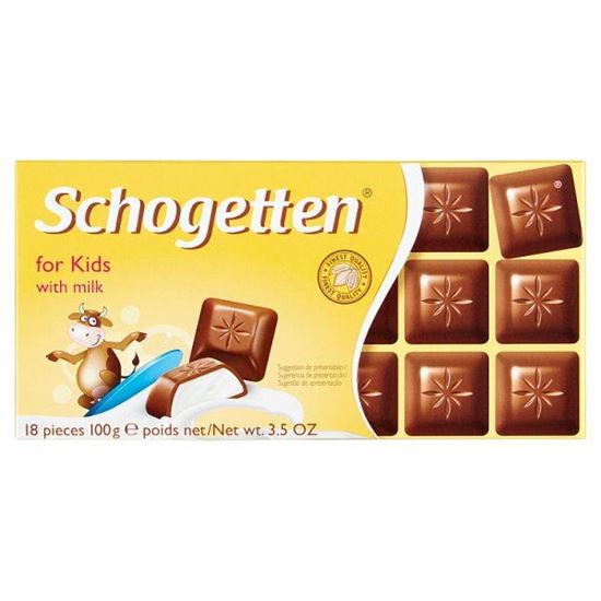 Schogetten Dla dzieci Czekolada mleczna nadziewana kremem mlecznym 100 g