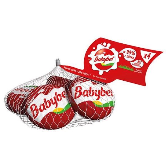 Babybel Mini Ser tłusty 80 g (4 x 20 g)