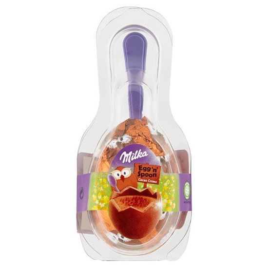 Milka Jajko z czekolady mlecznej z łyżeczką 34 g