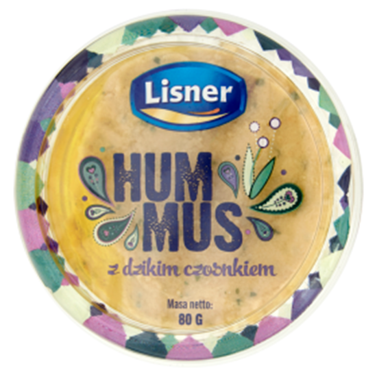 Obrazek Lisner Hummus z dzikim czosnkiem 80 g