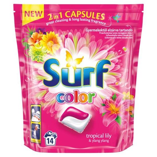 Surf Color Tropical Lily & Ylang Ylang Kapsułki do prania 337 g (14 prań)