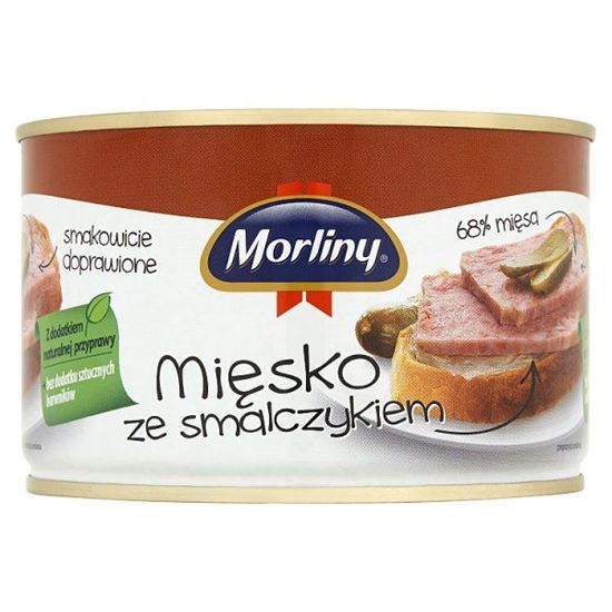 Morliny Mięsko ze smalczykiem Konserwa 400 g