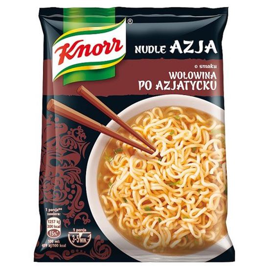 Knorr Nudle Azja Zupa-danie o smaku wołowina po azjatycku 68 g