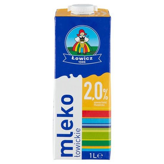 Łowicz Mleko łowickie UHT 2,0% 1 l