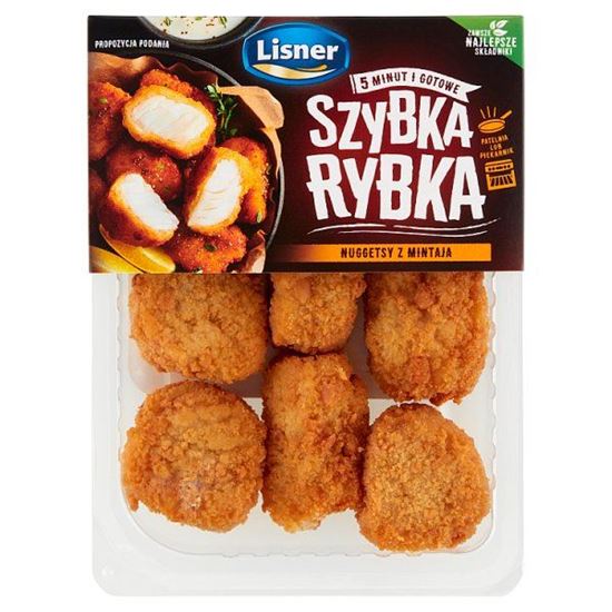 Lisner Szybka rybka Nuggetsy z mintaja 125 g