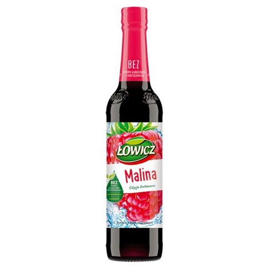 Łowicz Syrop o smaku malinowym 400 ml