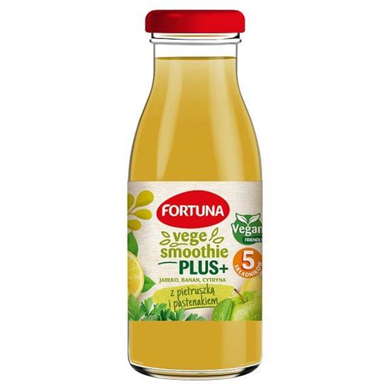 Fortuna Vege Smoothie Plus+ jabłko banan cytryna z pietruszką i pasternakiem 250 ml