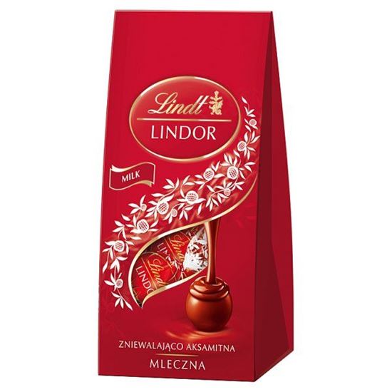 Lindt Lindor Pralinki z czekolady mlecznej z nadzieniem 100 g