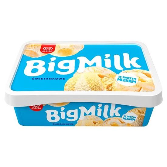 Algida Big Milk Śmietankowe Lody 900 ml