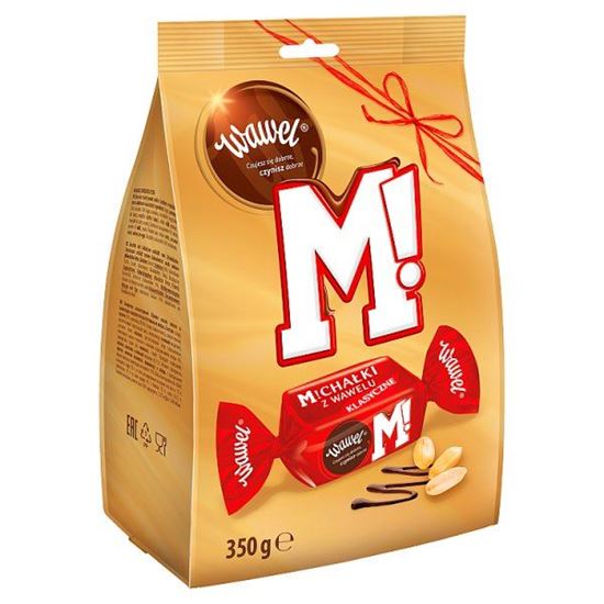 Wawel Michałki z Wawelu Klasyczne Cukierki w czekoladzie 350 g