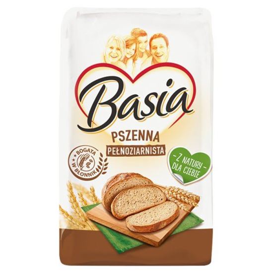 Basia Mąka z pełnego przemiału pszenna typ 1850 900 g