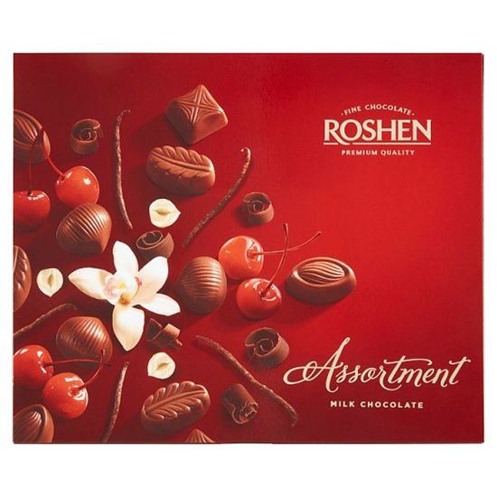 Roshen Assortment Elegant Mieszanka czekoladek mlecznych nadziewanych 145 g