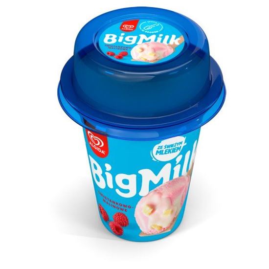 Algida Big Milk Lody śmietankowo-malinowe 150 ml