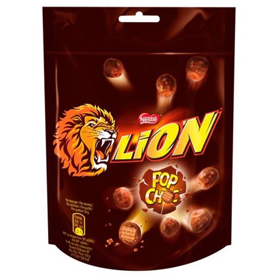 Lion Pop Choc Chrupiący wafel w mlecznej czekoladzie z chrupkami ryżowymi 140 g