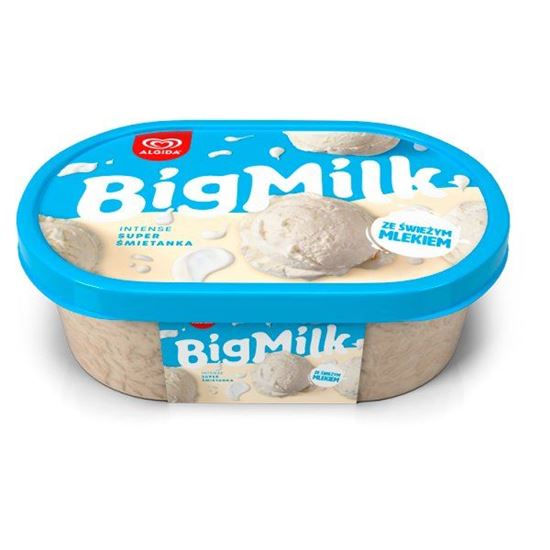 Algida Big Milk Intense Lody super śmietanka 1000 ml