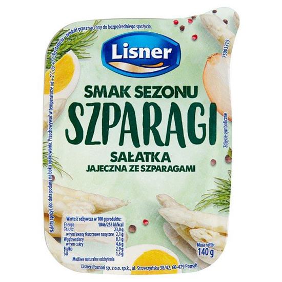 Lisner Smak Sezonu Sałatka jajeczna ze szparagami 140 g