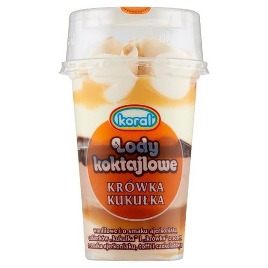 Koral Lody koktajlowe krówka kukułka 220 ml
