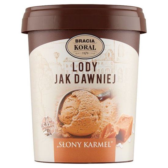 Bracia Koral Lody jak dawniej Lody słony karmel 450 ml
