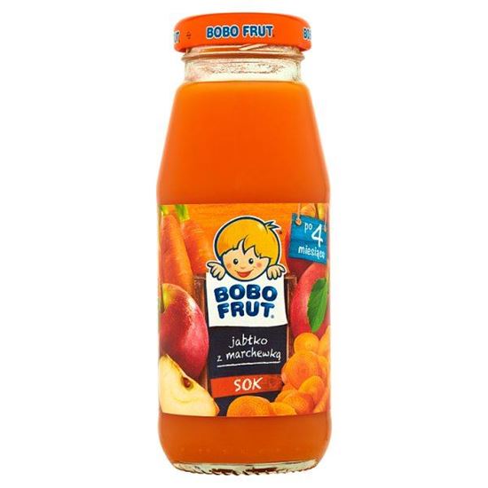 Bobo Frut Sok jabłko z marchewką po 4 miesiącu 175 ml