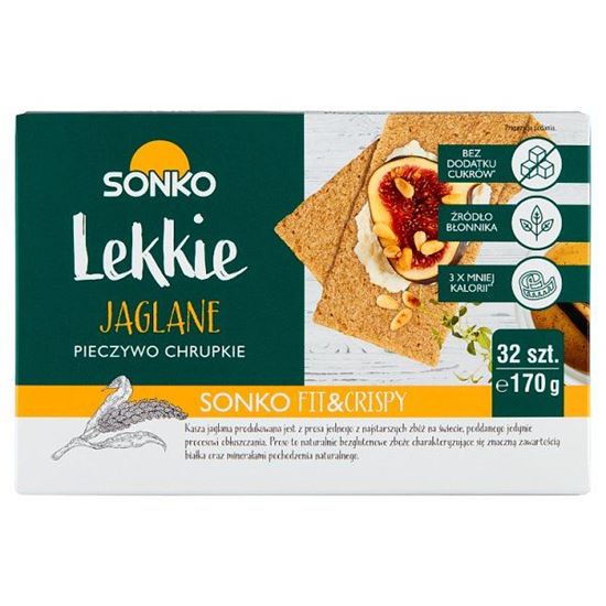 Sonko Pieczywo chrupkie Lekkie jaglane 170 g