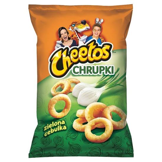 Cheetos Chrupki kukurydziane o smaku zielonej cebulki 145 g