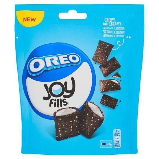 Oreo Joy Fills Poduszeczki pszenne z kakao i kremowym nadzieniem o smaku waniliowym 75 g