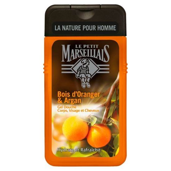 Le Petit Marseillais Men Żel pod prysznic 3w1 drzewo pomarańczowe & olejek arganowy 250 ml