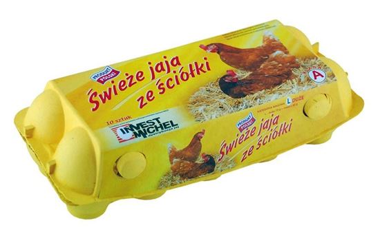 Obrazek Invest Michel jaja ze ściółki L 10 szt
