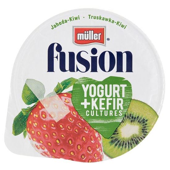 Müller Fusion Produkt mleczny fermentowany truskawka-kiwi 130 g