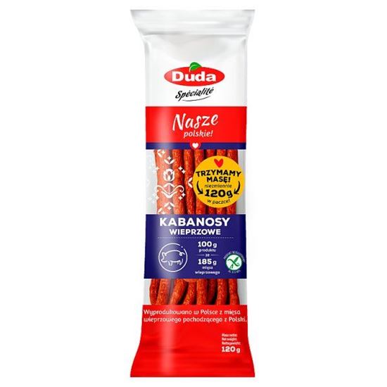 Duda Spécialité Kabanosy wieprzowe 120 g