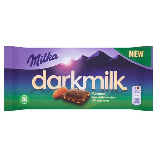 Milka Darkmilk Czekolada mleczna Almond 85 g