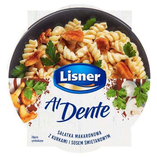 Lisner Al Dente Sałatka makaronowa z kurkami i sosem śmietanowym 150 g