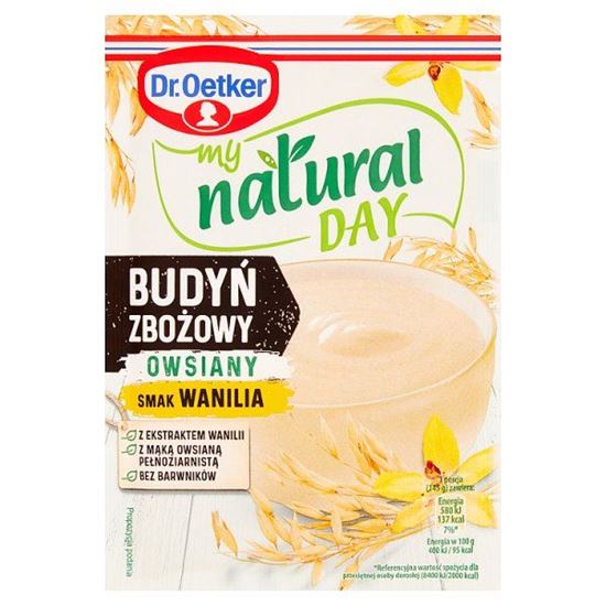 Dr. Oetker My Natural Day Budyń zbożowy owsiany smak wanilia 50 g