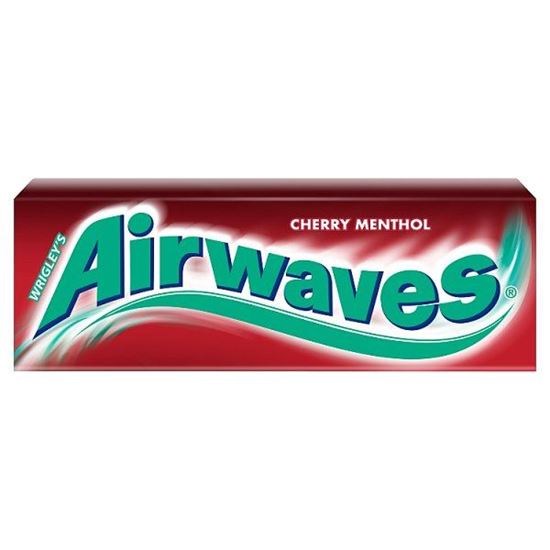 Airwaves Cherry Menthol Guma do żucia bez cukru 14 g (10 drażetek)