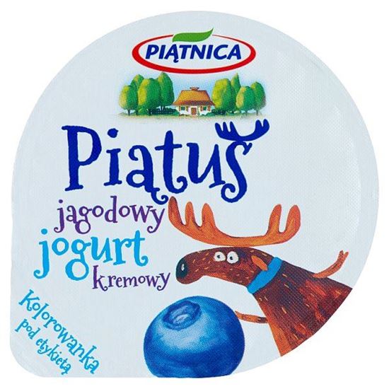 Piątnica Piątuś Jogurt kremowy jagodowy 125 g