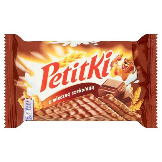 Petitki Herbatniki z mleczną czekoladą 111 g