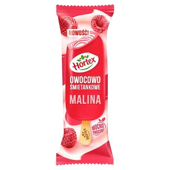 Hortex Lody owocowo śmietankowe malina 110 ml
