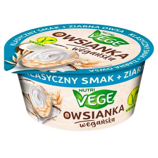 Nutri Vege Owsianka wegańska o smaku naturalnym 150 g