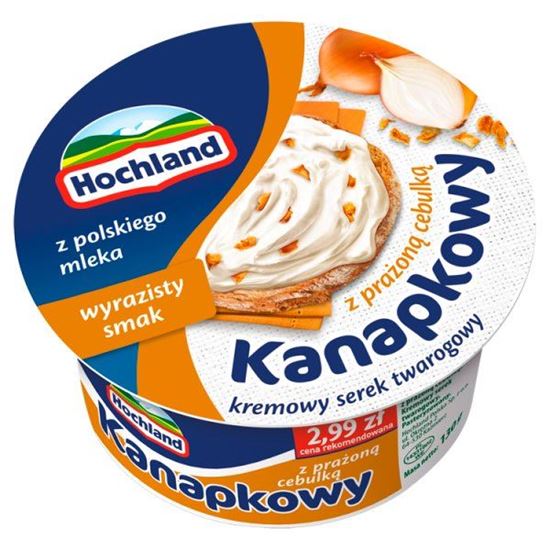 Hochland Kanapkowy serek kremowy z prażoną cebulką 130 g