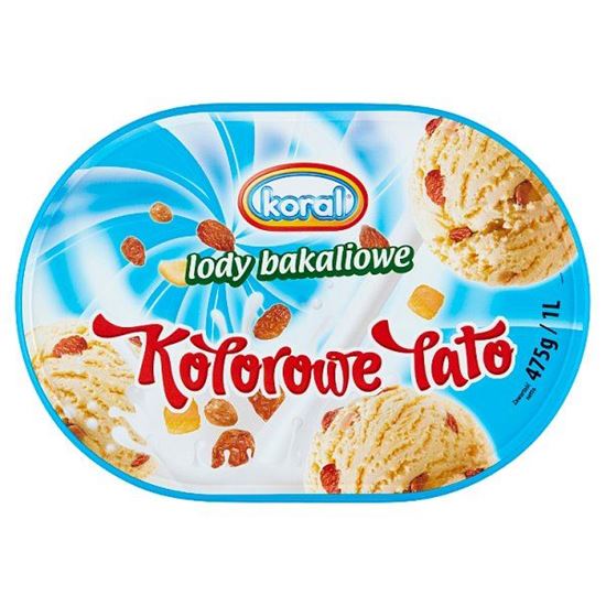 Koral Kolorowe lato Lody bakaliowe 1 l
