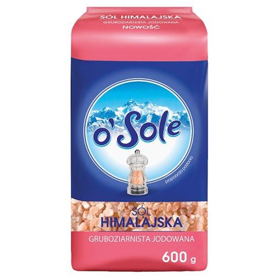 o'Sole Sól himalajska gruboziarnista jodowana 600 g